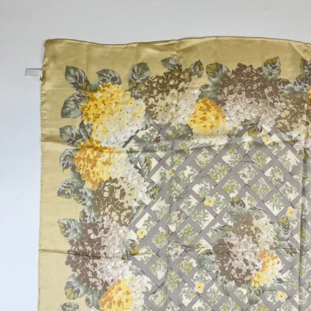 Dior Silk Scarf Multicolor Vintage